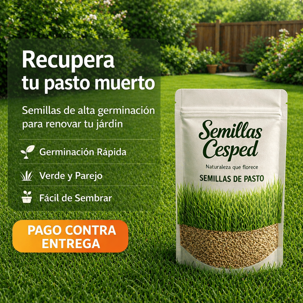 Paquete Semillas de Césped Autoreparable