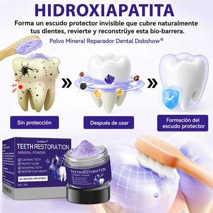 Polvo Dental Mineral Reparador y Blanqueador