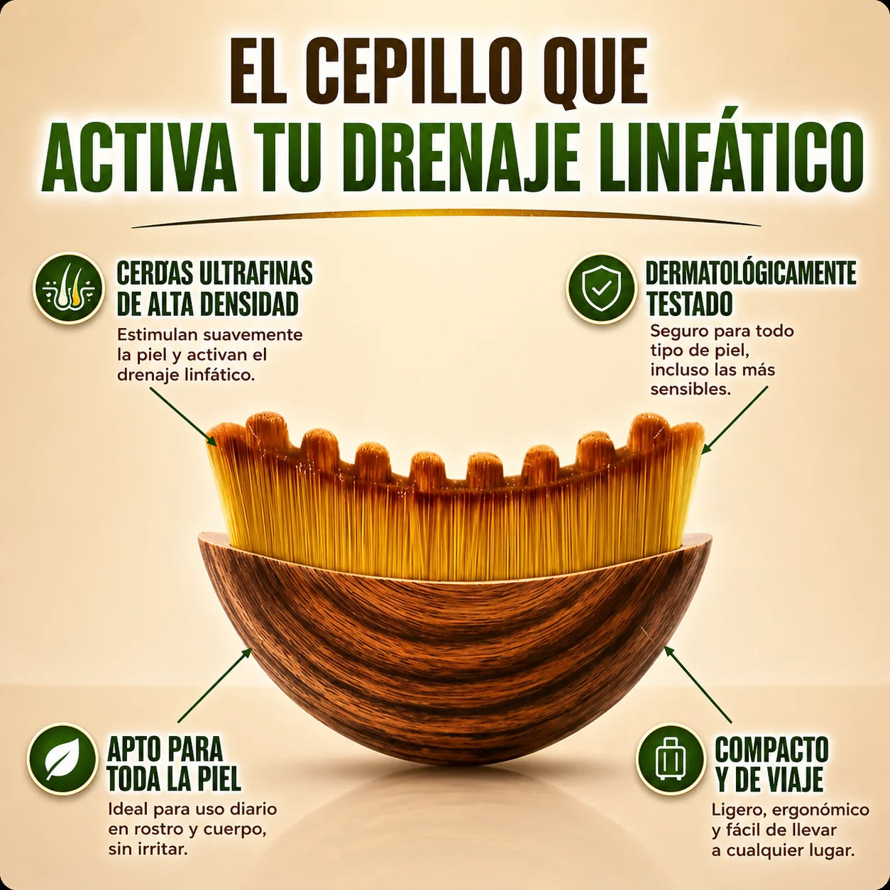 Cepillo Para Drenaje Linfatico